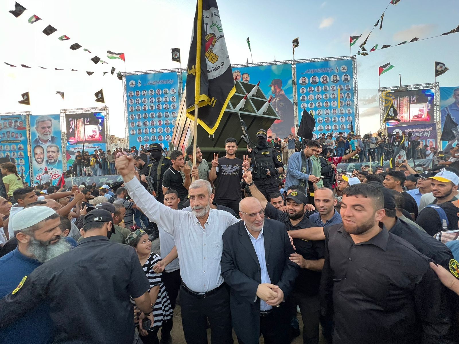 صور قيادة الجهاد الإسلامي في مهرجان الانطلاقة الـ 35.jfif