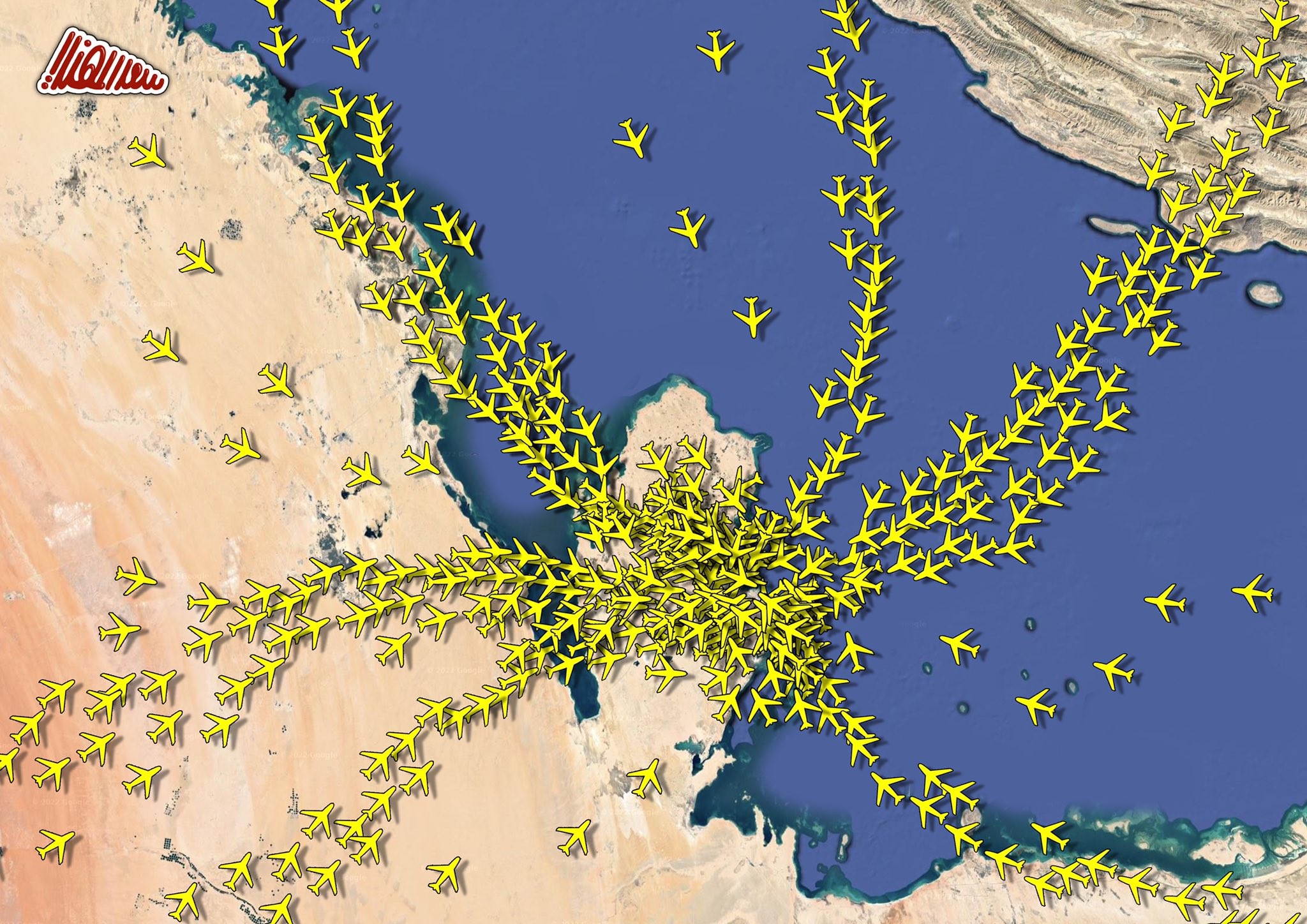 ما حقيقية حركة الطيران في الأجواء القطرية؟