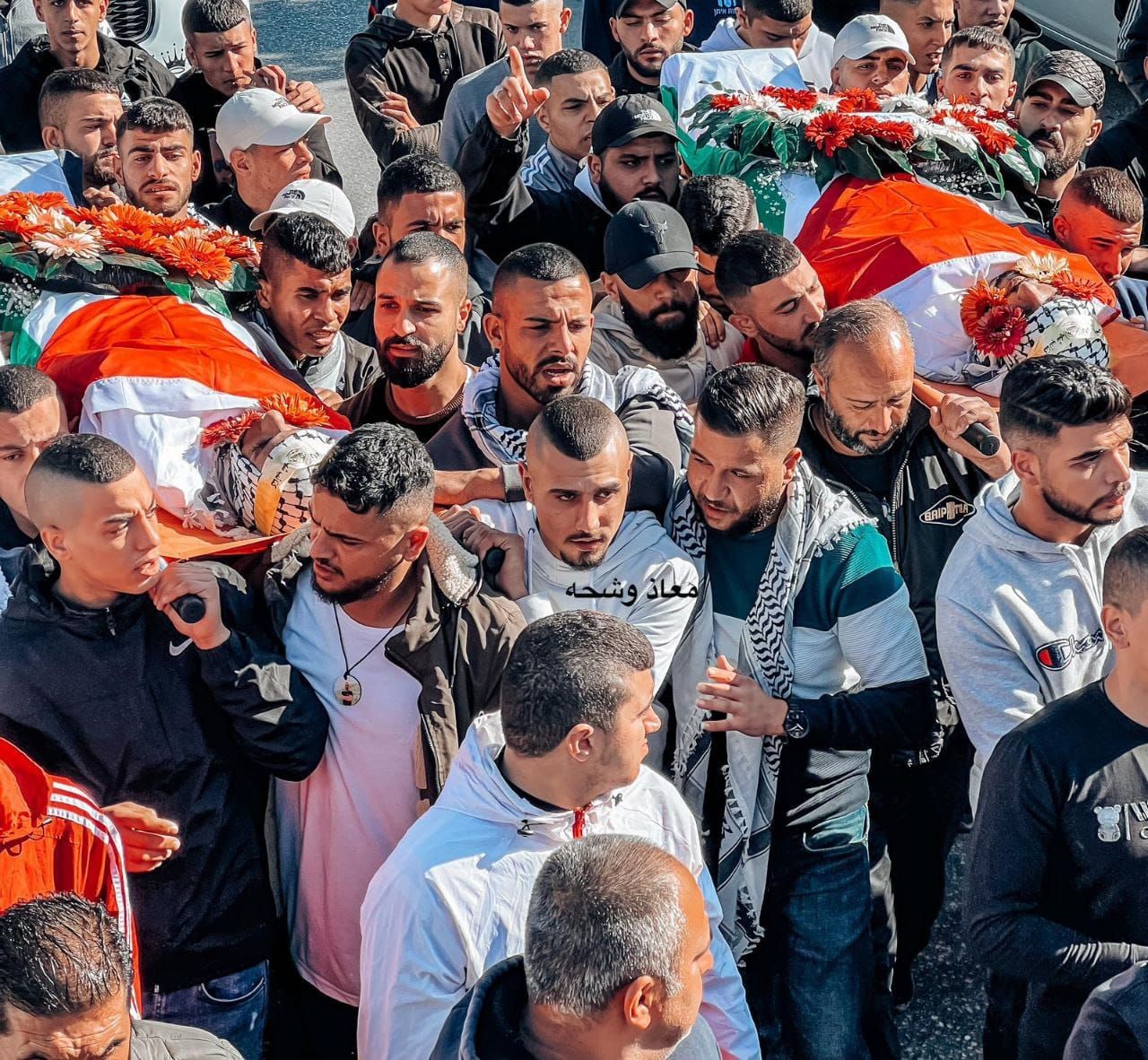 تشييع جثماني الشهيدين سلامة شرايعة وخالد عنبر.jfif