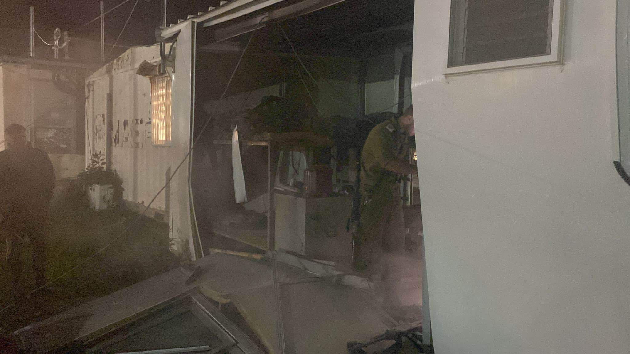 انفجار داخل قاعدة عسكرية لجيش الاحتلال شمال الضفة.jpg