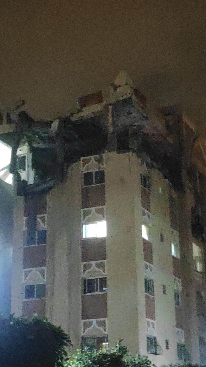 قصف شقة سكنية في مدينة حمد.jpg
