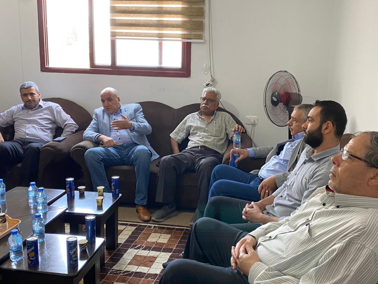 الجبهة الشعبية القيادة العامة تستقبل وفداً قيادياً من الاتحاد الديمقراطي الفلسطيني فدا 2.jpg