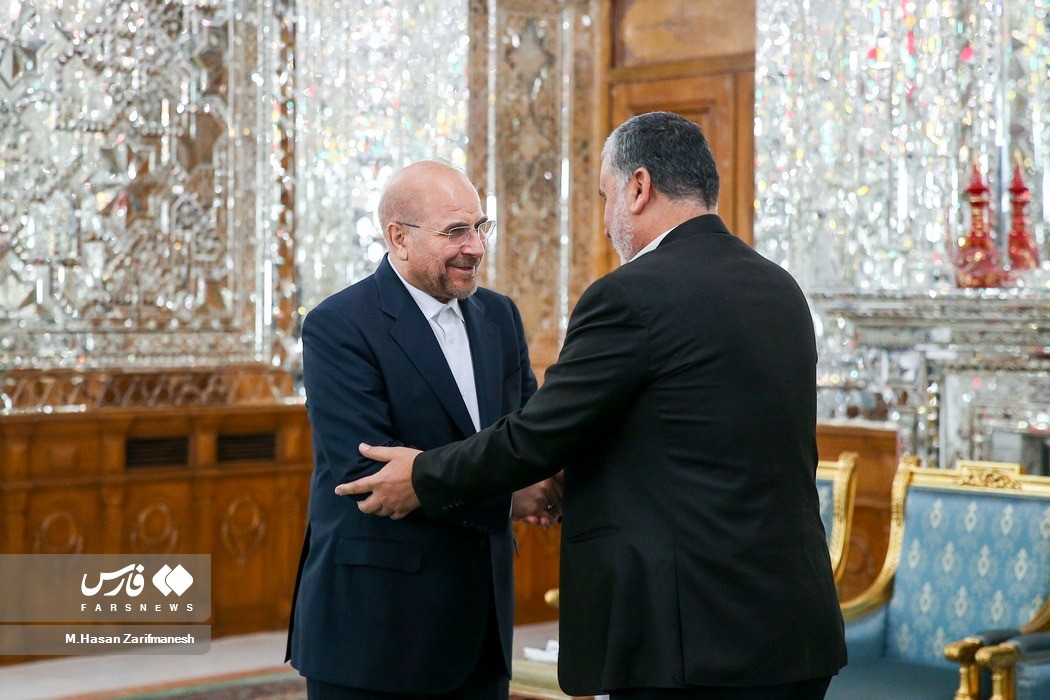 وفد حركة الجهاد الإسلامي برئاسة القائد النخالة يلتقي رئيس البرلمان الإيراني 2.jpg