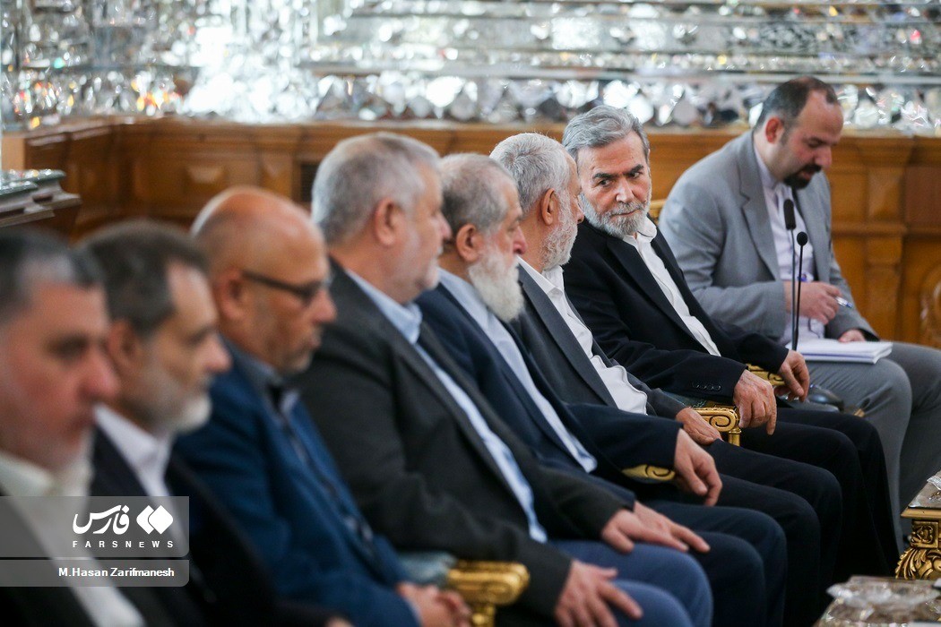 وفد حركة الجهاد الإسلامي برئاسة القائد النخالة يلتقي رئيس البرلمان الإيراني 8.jpg