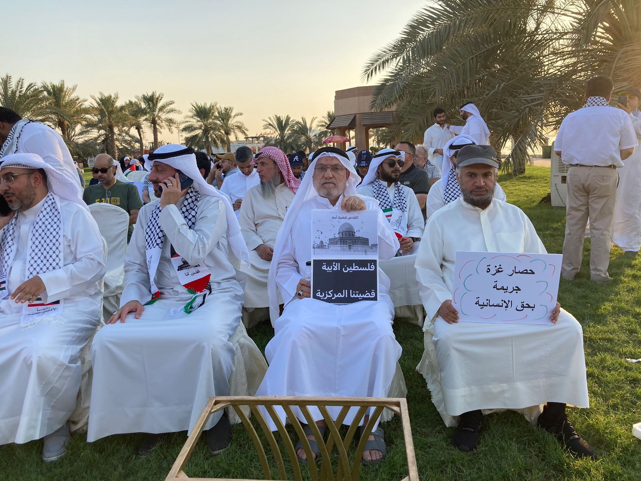 الكويت تتضامن مع غزة ضمن فعالية كسر الحصار عن غزة.jpg