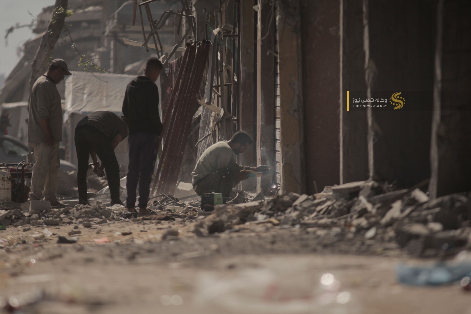 دمار هائل في غزة - عودة النازحين لمنازلهم شمال غزة