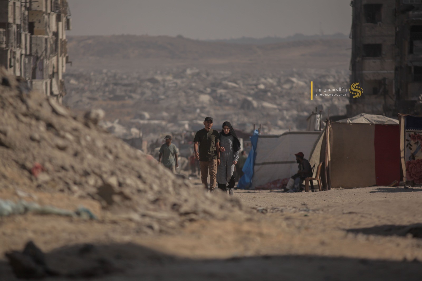دمار هائل في غزة - عودة النازحين لمنازلهم شمال غزة