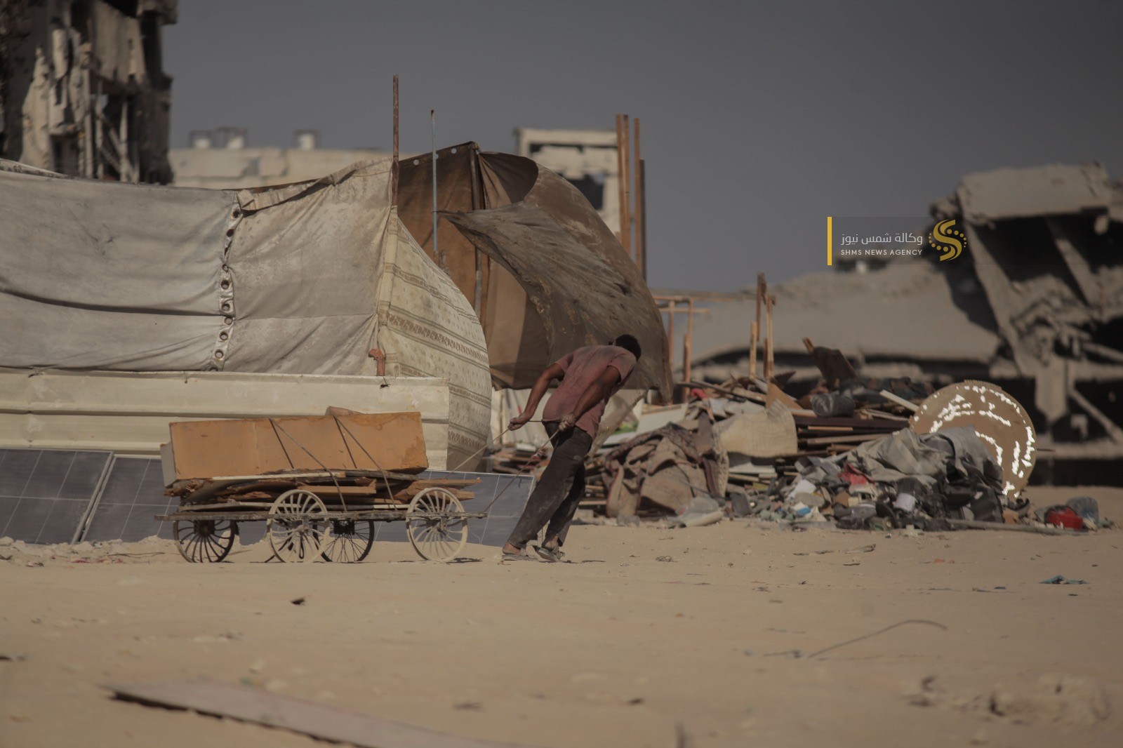 دمار هائل في غزة - عودة النازحين لمنازلهم شمال غزة
