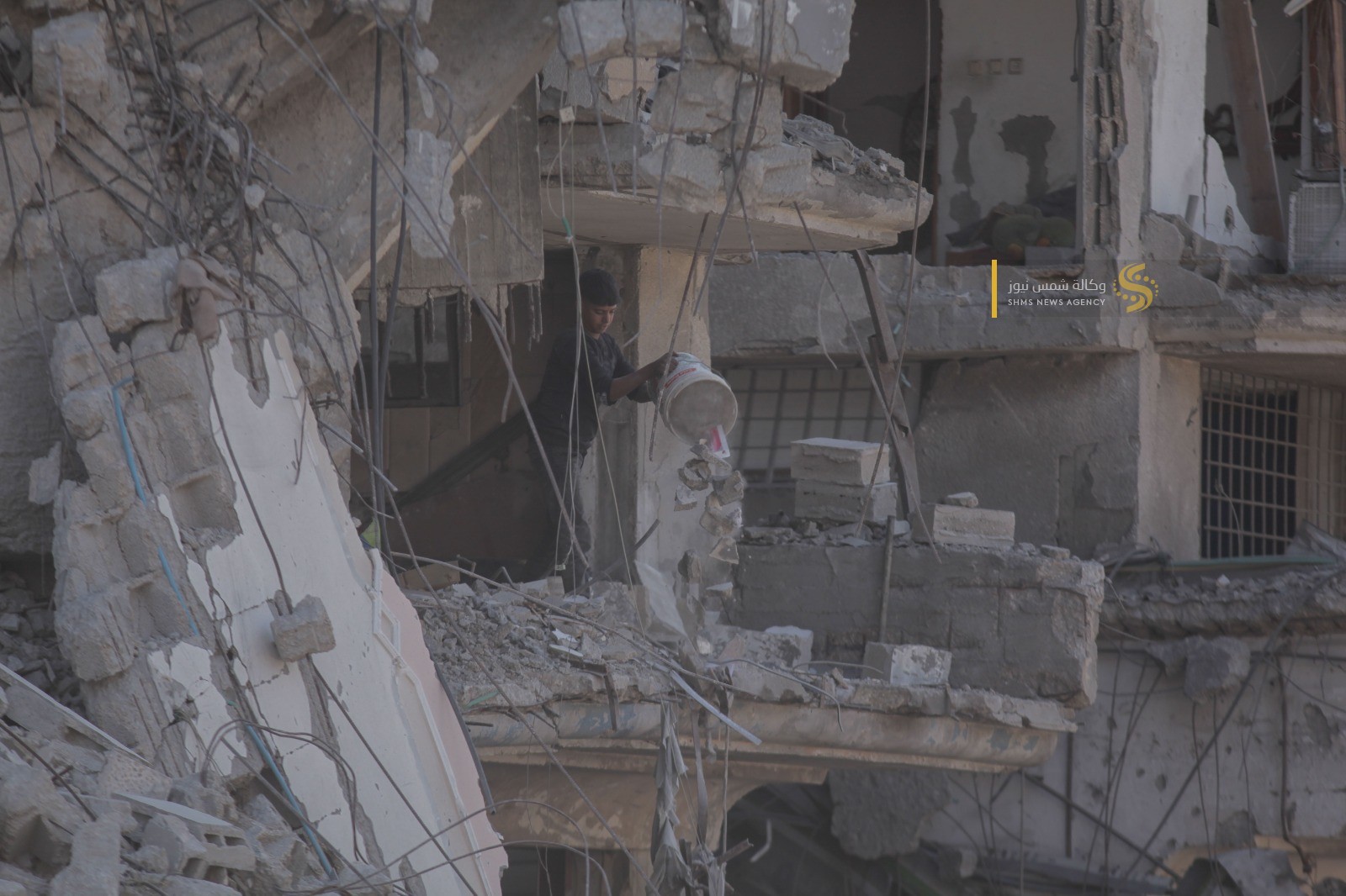 دمار هائل في غزة - عودة النازحين لمنازلهم شمال غزة