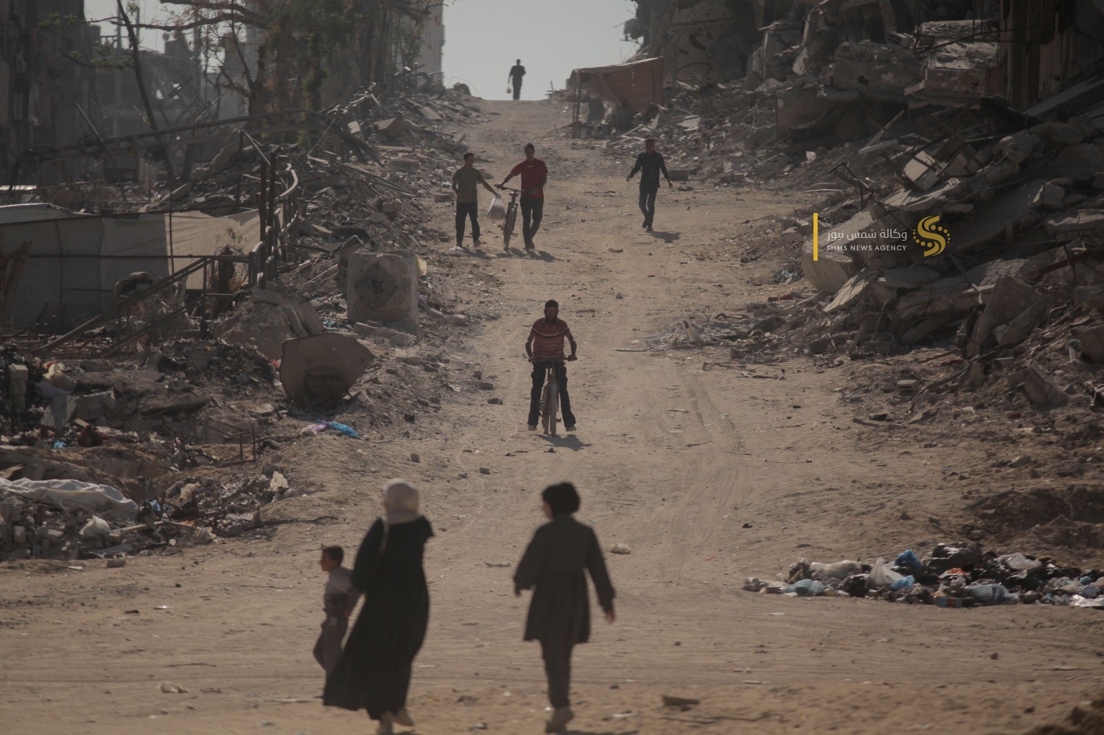 دمار هائل في غزة - عودة النازحين لمنازلهم شمال غزة