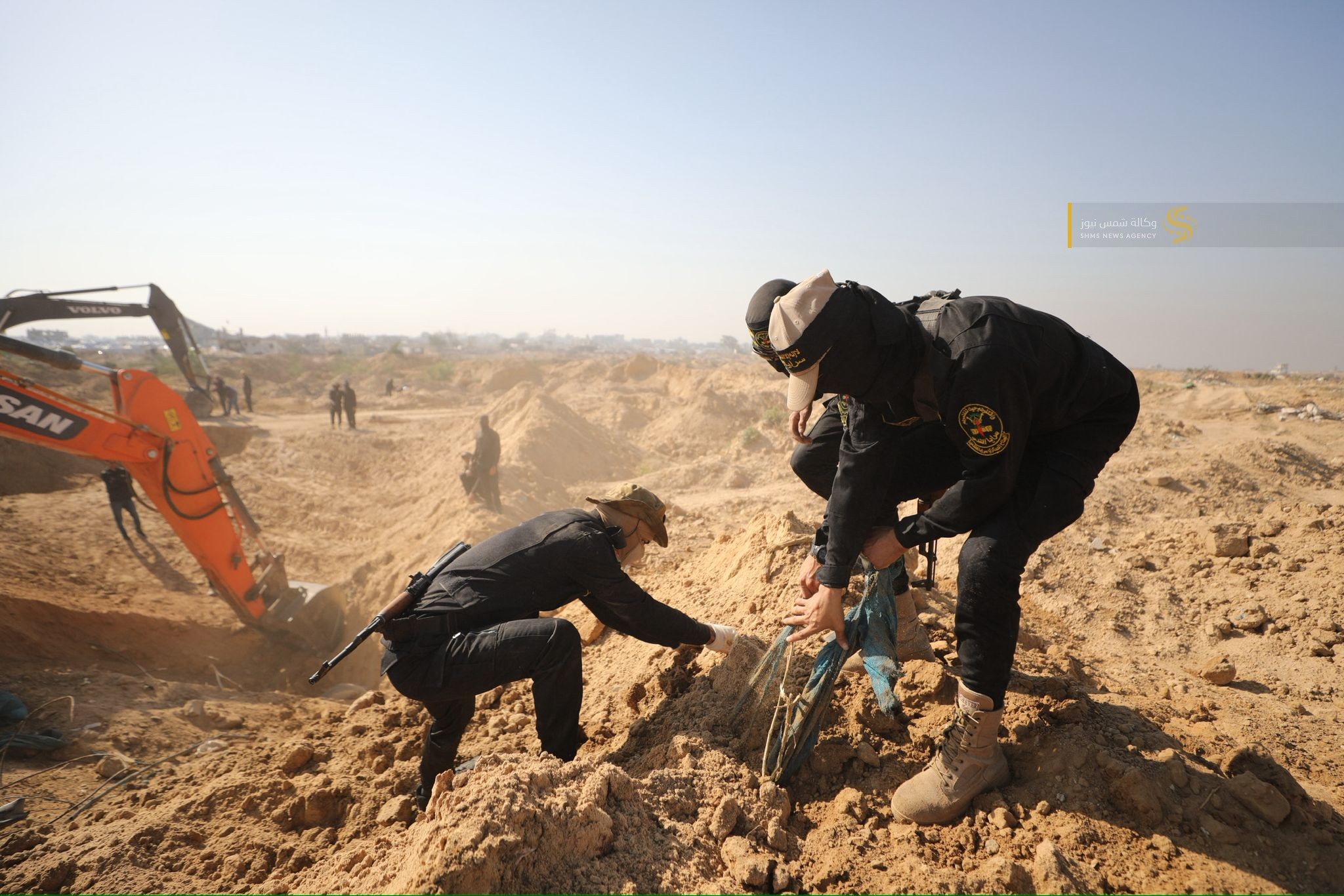 بالصور تواصل عمليات البحث عن جثة إسرائيلية محتجزة لدى المقاومة شمال النصيرات