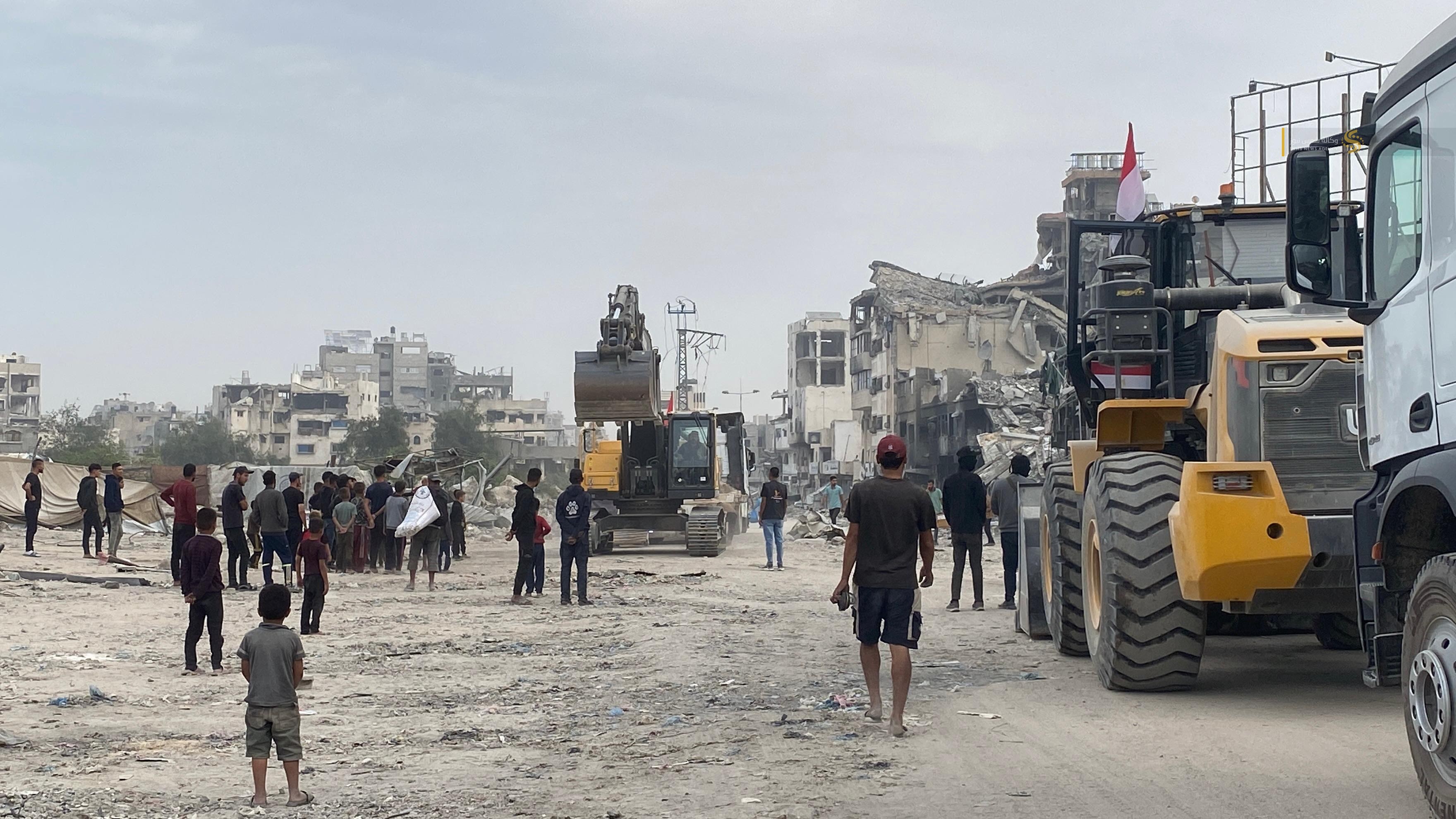 البحث عن جثامين اسرى الاحتلال في غزة