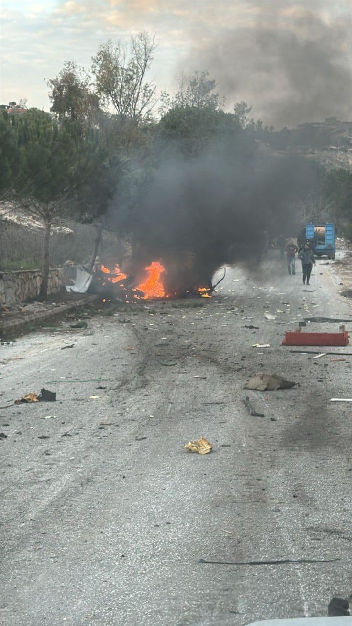 بالفيديو والصور لبنان: شهيدان باعتداءين إسرائيليين على الجنوب والجبل