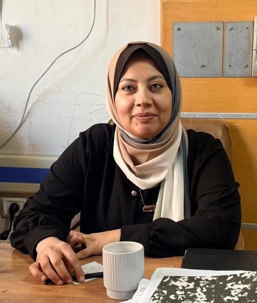 رئيسة قسم الحضانة في مستشفى النصر للأطفال، ميادة جندية